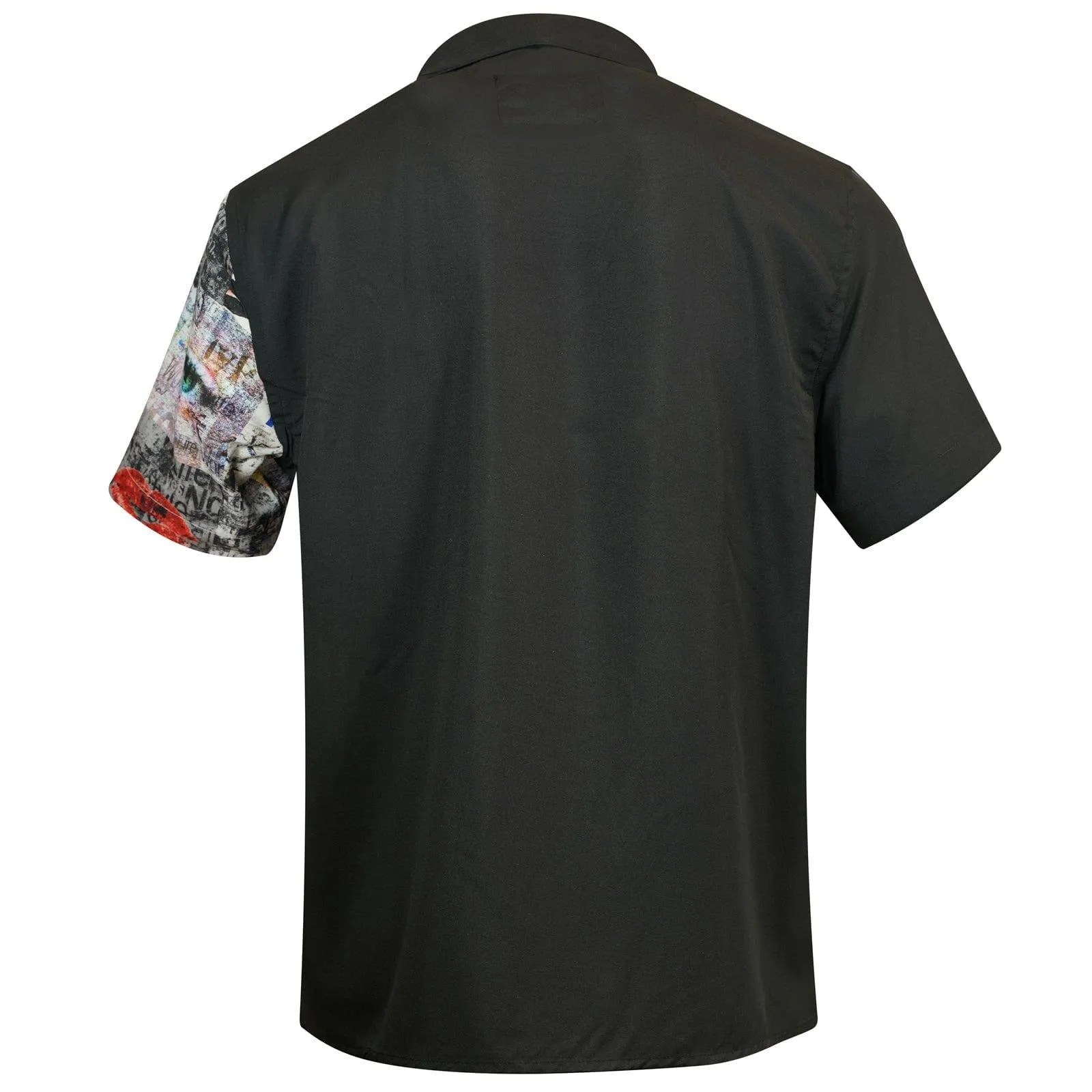 Gravity Homme Men's Weekend Shirt | Newspaper Noir